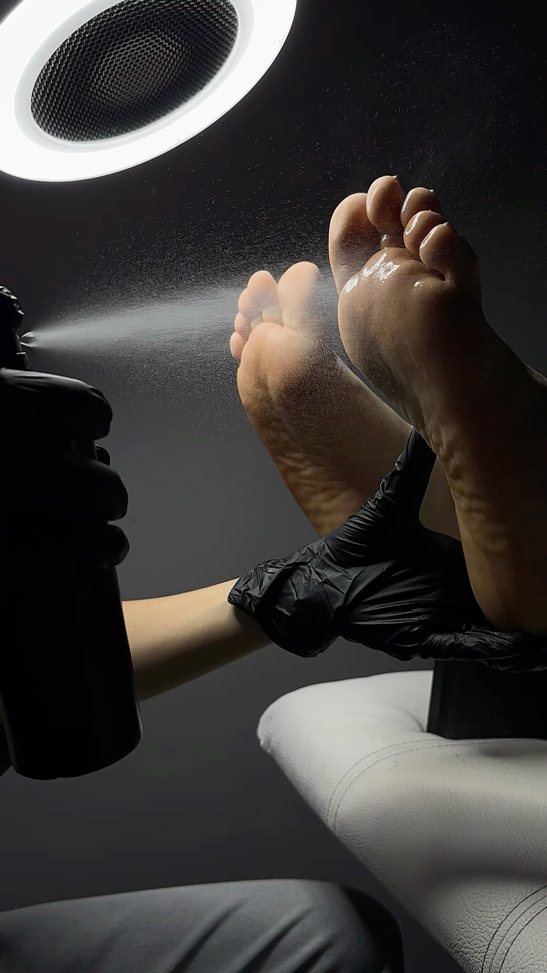 Basic Pedicure with Gel Polish On toes